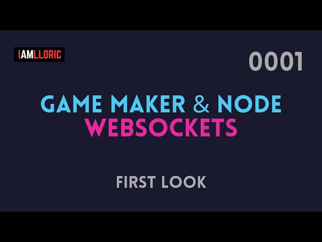 Game Maker & Node.js - Websockets 1
