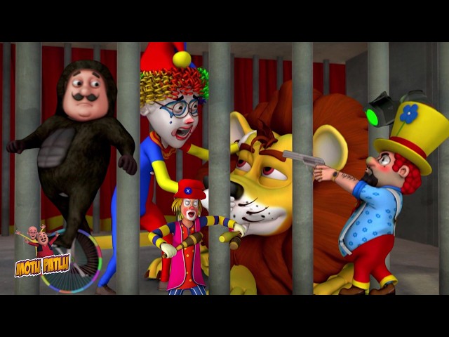 Clown बने Motu Patlu और पीछे पड़े John के Goons | Motu Patlu | मोटू पतलू