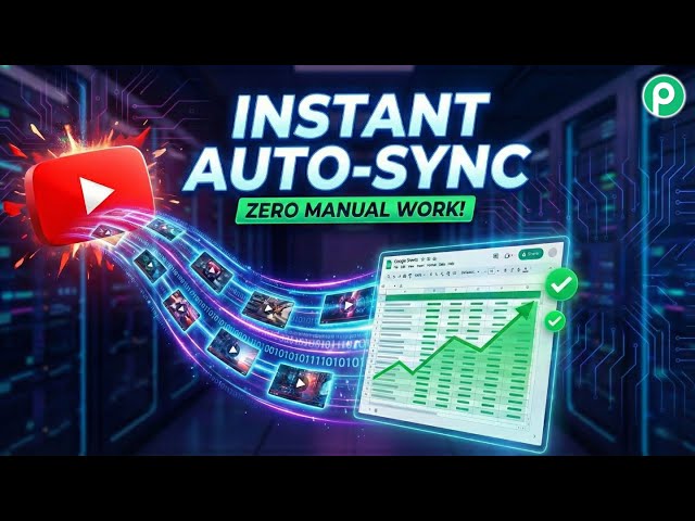 Every New YouTube Video Goes into Google Sheets Automatically 🤯