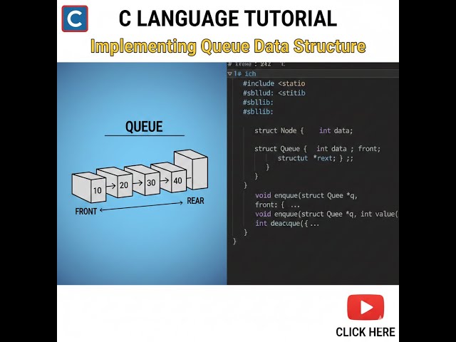 queue implementation in c (using array)