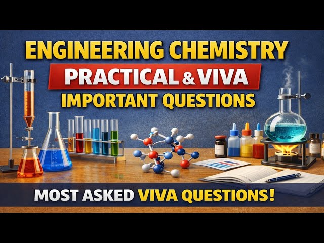 Engineering Chemistry Practical & Viva Important Questions | RGPV 1st Sem Exam 2026