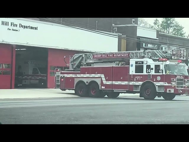Cherry Hill Fire Department Ladder 14 Returning To Quarters