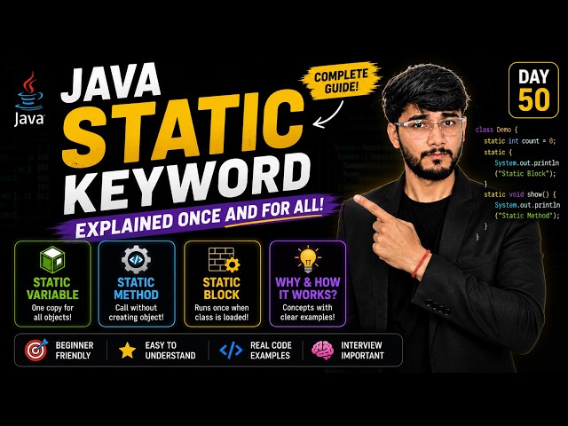 Java Static Trap! Explained Once and For All! ⚡ [2026]