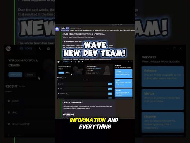 WAVE IS BACK WITH A NEW UI, NEW DEV TEAM AND FULL REWRITE - IS IT TOO GOOD TO BE TRUE? #roblox NEWS
