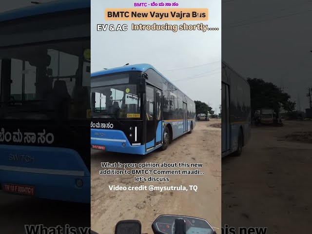 New BMTC Electric AC buses #bmtc #bangalore #electric