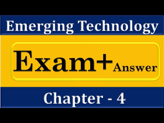 Emerging Technology - common Mid and Final exam questions with answer - IoT
