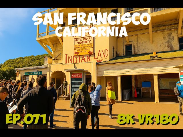 Ep.071 San Francisco California – Arrival At Alcatraz And Ranger Welcome Talk 8K VR180 3D Travel