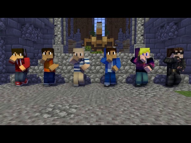 we are going to beat you to death (in mine craft)