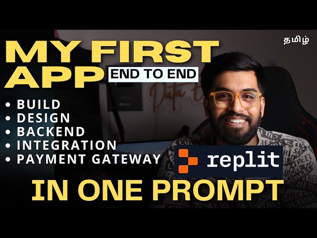 Building My First App on Replit — Start to Finish (Using Plain English) | Tamil