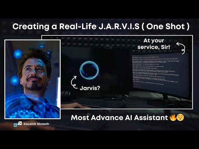 Creating a Real Life Jarvis 🔥😎 ( One Shot ) | How To Make Jarvis | Jarvis Python | Shreshth Kaushik