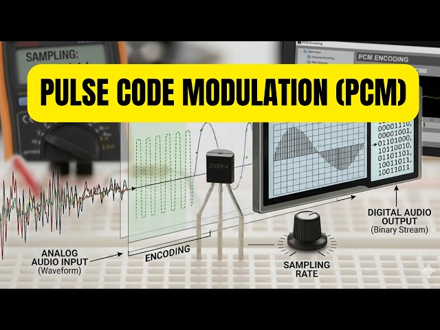 Pulse Code Modulation (PCM): Sampling, Quantization & Encoding