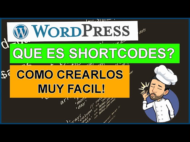 🖐️ Que son y como crear shortcodes - tutorial español - wordpress #45