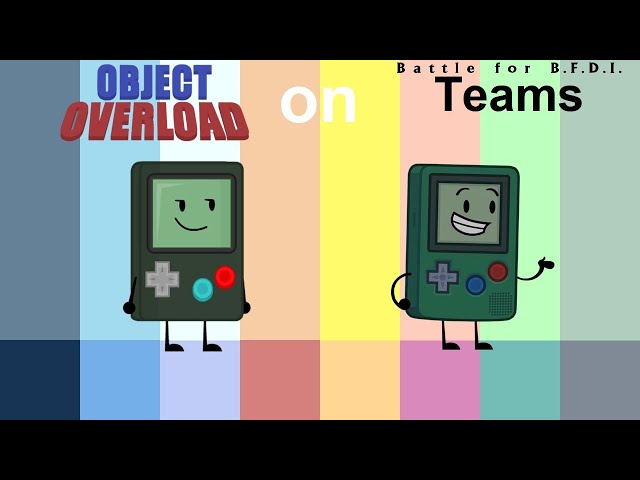 If Object Overload Characters were on BFB Teams (FINAL Remaster, with new designs)