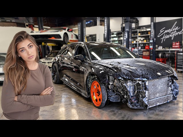 I Bought a Wrecked AUDI RS6 & Rebuilt it in 24 HOURS