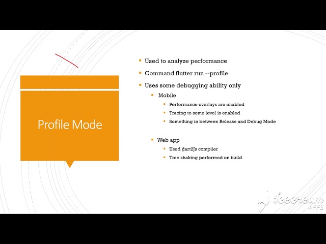 Profile Mode Flutter