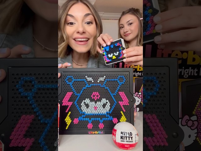 This Lite Brite is so much fun and so pretty at night 🌜🌟🌛