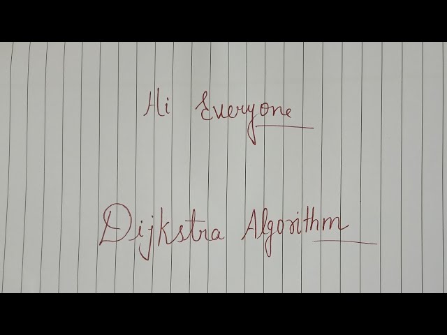 Dijkstra Algorithm | Step by step solution | DSA | DAA #dijkstra  #dsa #daa #youtube #engineer #yt 