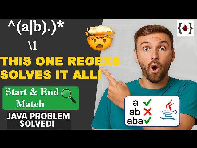 This Simple Regex Blew My Mind 🤯| String Validation | Problem Solved in Java 🔥