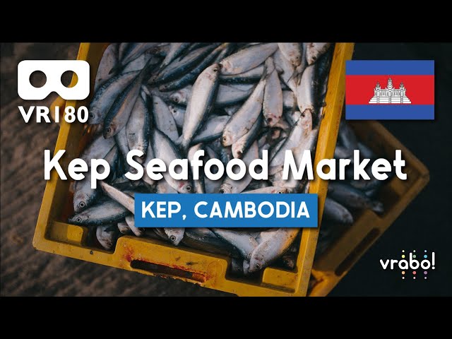 [VR180/5K] Kep Seafood Market (Kep City, Kep Province, Cambodia)