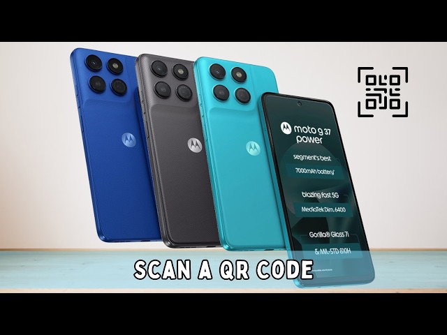 How to Scan a QR Code on Motorola G37 Power | Easy QR Scanner Guide