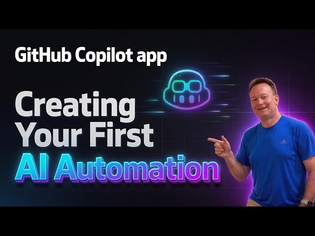Creating Your First AI Automation with GitHub Copilot app