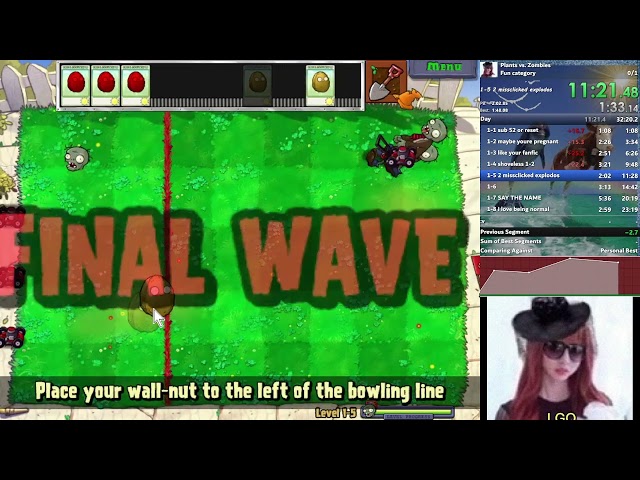Plants vs zombies speedrun All Steam Achievements former WR in 13 hours and 22 minutes (part 1/5)