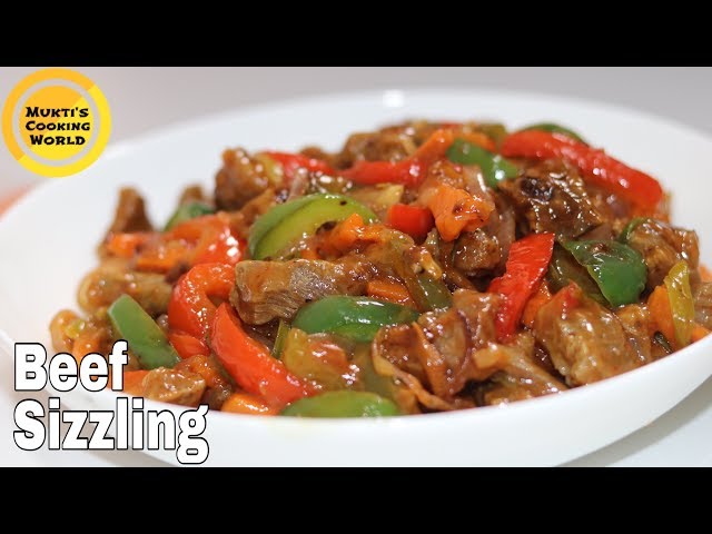 বিফ সিজলিং রেসিপি ॥ Beef Sizzling Recipe ॥ Chinese Beef Sizzling