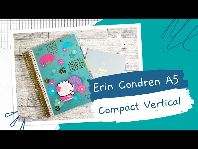 Erin Condren A5 Compact Vertical | Flip Through | Wonton in a Million