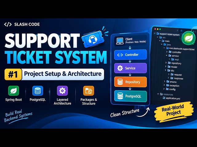 Support Ticket System #1 - Project Setup & Architecture