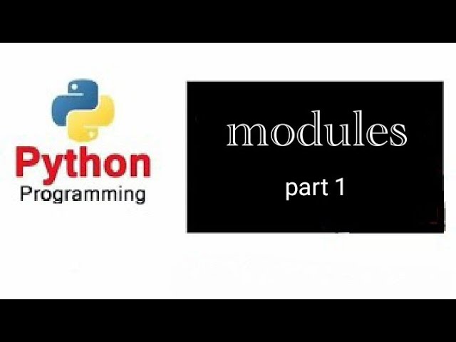 modules || python tutorial || in tamil || @Lets_learn_programming