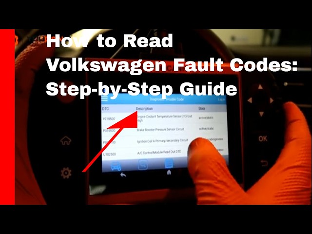 How to Read Volkswagen Fault Codes: Step-by-Step Guide