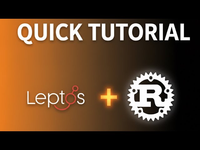 Build Your First Website in Rust with Leptos + WebAssembly (Quick Tutorial)