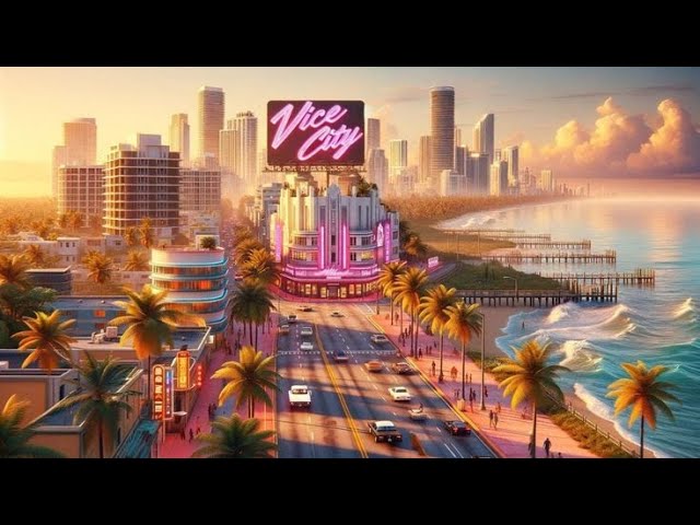 "Living the 80s Dream in GTA Vice City!"