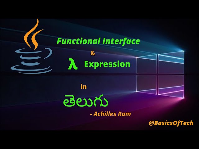 Java 8 features | Functional Interface | Lambda Expression