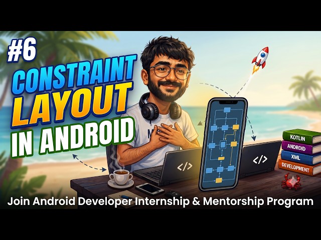 #6 Constraint Layout in Android | Join Android Developer Internship & Mentorship Program