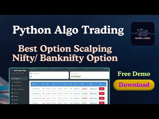 Best option scalping algo for nifty and banknifty option scalping #scalpingbot #algotrading