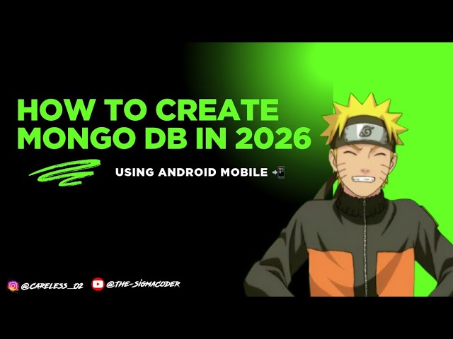 HOW TO CREATE MONGO DB URL IN 2026 || MAKE MONGO URL IN JUST FEW MINUTES.