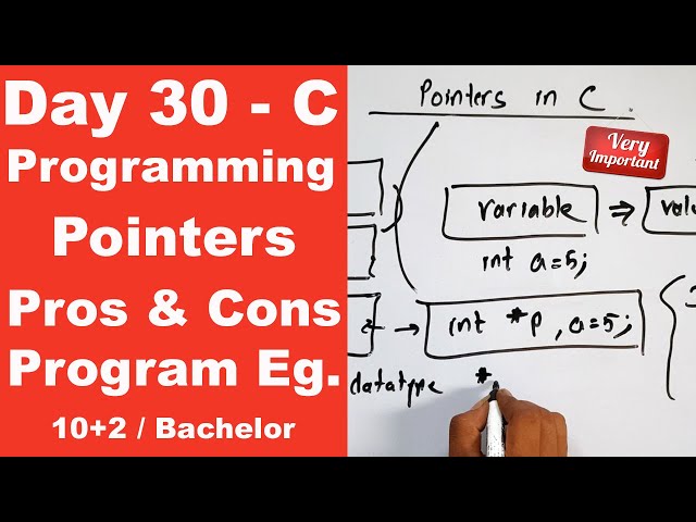 Pointers in C with Program example || Day 30 || Readersnepal