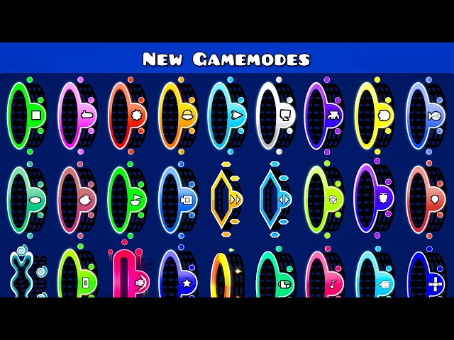 All New Geometry Dash Gamemodes