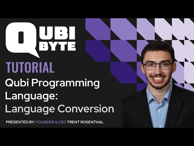 Qubi Programming Language Tutorial #24: Language Conversion | Qubibyte