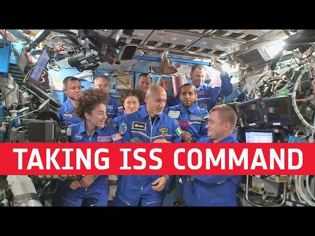 Luca Parmitano takes command