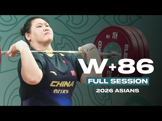Women's +86kg 2026 Asian Weightlifting Championships | Full Session