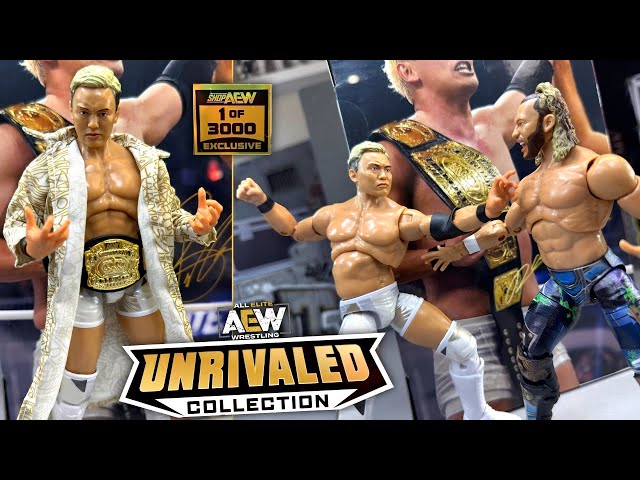 AEW UNRIVALED KAZUCHIKA OKADA 1/3000 SHOP AEW FIGURE REVIEW!