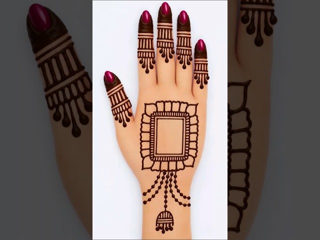 Beautiful mehndi design #simplemehndi #easymehndi #shorts #trending #henna #missshruti