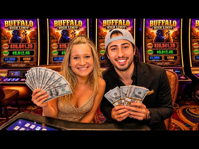 My Wife Found The Greatest Buffalo Slot In The High Limit Room!