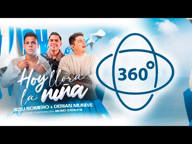 Hoy Llora La Niña - Jesu Romero & Derian Munive ft. Mono Zabaleta (Visualizer - 360°) 