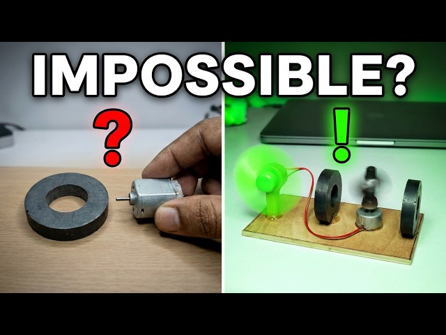 I Built a 100% FREE Energy Generator (And It Actually Works!)