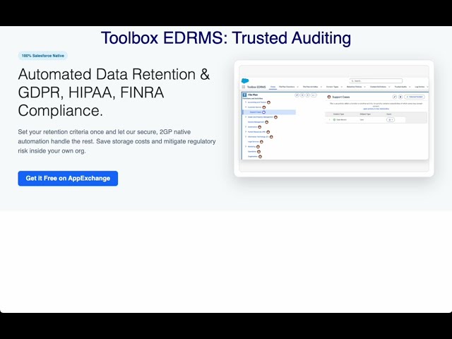 Toolbox EDRMS: Trusted Auditing