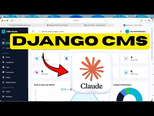 Build a Professional Django CMS with Claude AI (Full Project from Scratch!) 🚀