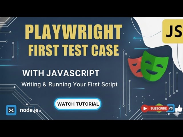 First Playwright Test in JavaScript (Beginner Tutorial)